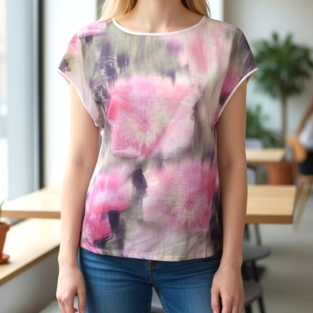 Ted Baker Pink Short Sleeve Top